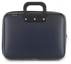 Torba Bombata Classic 13''-14'' dark blue. Niebieskie torby na laptopa Bombata, bez wzorów, na ramię. Za 249.00 zł.