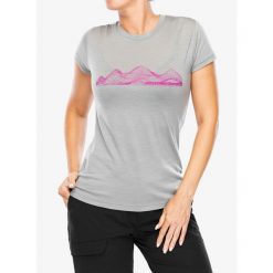 Koszulka damska Sensor Merino Active PT Tee S/S. Szare t-shirty sportowe Sensor, s, bez wzorów, bez ramiączek. Za 293.99 zł.