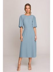 Stylove Sukienka w kolorze błękitnym rozmiar: L. Niebieskie sukienki Stylove, l, bez wzorów, bez kołnierzyka, bez ramiączek, maxi. Za 322.90 zł.