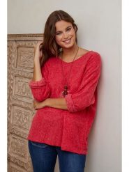 Joséfine Sweter "Palomar" w kolorze czerwonym rozmiar: M. Czerwone swetry Joséfine, m, bez wzorów, bez ramiączek. Za 153.34 zł.