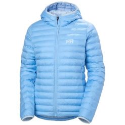Damska kurtka z kapturem Helly Hansen Sirdal. Niebieskie kurtki Helly Hansen, s, bez wzorów, z materiału, z kapturem. Za 601.50 zł.