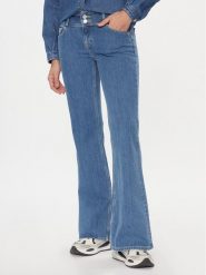Tommy Jeans Jeansy Sophie DW0DW16201 Niebieski Flared Leg. Niebieskie jeansy Tommy Jeans, bez wzorów, z bawełny. Za 379.99 zł.