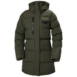 Parka damska Helly Hansen adore puffy. Zielone płaszcze Helly Hansen, na zimę, s, bez wzorów, z puchu, sportowe, bez kaptura. Za 1,349.85 zł.