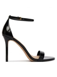 Aldo Sandały Jacynthe 13922267 Czarny. Czarne sandały Aldo, bez wzorów, ze skóry, bez obcasa, na szpilce, bez zapięcia. Za 339.99 zł.