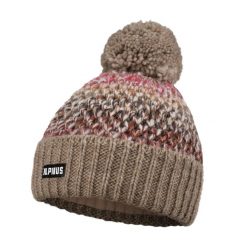 Czapka trekkingowa damska Alpinus Autiola. Brązowe czapki zimowe Alpinus, bez wzorów, sportowe. Za 99.00 zł.