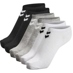 Niskie skarpety Hummel Chevron (x6). Białe skarpetki Hummel, bez wzorów, z bawełny. Za 110.00 zł.