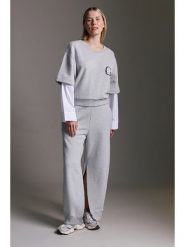 Cotton Candy Bluza w kolorze jasnoszarym rozmiar: XL. Szare bluzy bez kaptura Cotton Candy, xl, bez wzorów, bez kaptura. Za 183.45 zł.