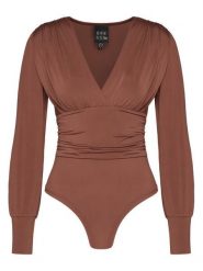 ACCESS FASHION Body 54-2018-324 Brązowy Slim Fit. Brązowe body i gorsety ACCESS FASHION, bez wzorów, z syntetyku, bez ramiączek. Za 319.99 zł.