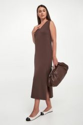 Sukienka midi Georgia WEEKEND MAX MARA. Sukienki Weekend Max Mara, m, bez wzorów, bez kołnierzyka, bez ramiączek, midi. Za 1,029.00 zł.