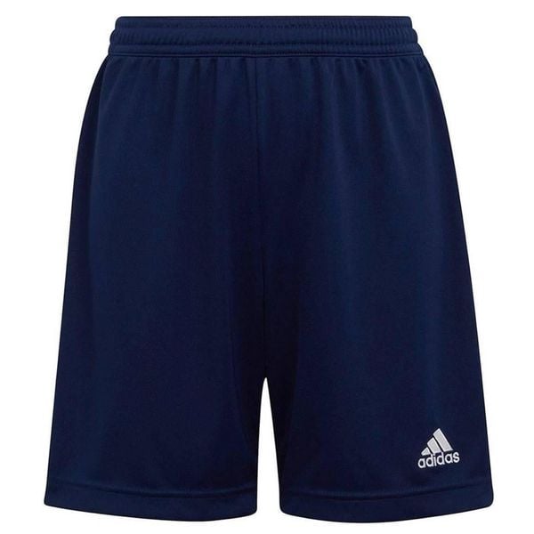 Spodenki piłkarskie junior Adidas Entrada 22. Niebieskie szorty adidas, bez wzorów, sportowe. Za 48.00 zł.