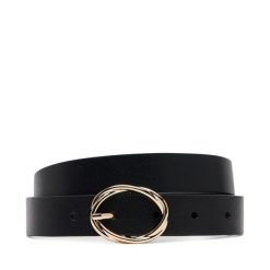 Pasek Damski Tommy Hilfiger. Czarne paski Tommy Hilfiger, bez wzorów. Za 189.99 zł.