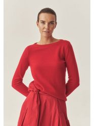 TATUUM Sweter w kolorze czerwonym rozmiar: XS. Czerwone swetry Tatuum, xs, bez wzorów, z kaszmiru, bez ramiączek. Za 299.95 zł.
