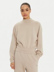 Champion Bluza 117637 Beżowy Loose Fit. Brązowe bluzy Champion, m, bez wzorów, z bawełny, bez kaptura. Za 169.99 zł.