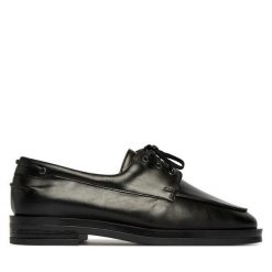 Półbuty Balagan. Czarne półbuty wsuwane BALAGAN, bez wzorów, bez obcasa, na płaskiej podeszwie. Za 729.99 zł.