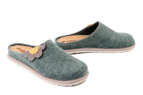 INBLU CS-43 068 zielony, kapcie damskie. Zielone kapcie Inblu, bez wzorów. Za 98.99 zł.