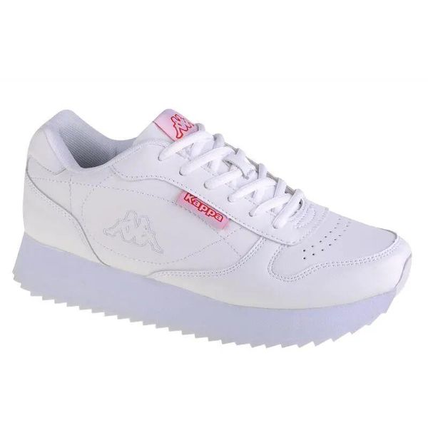 Trampki Damskie Base II. Białe trampki Kappa, bez wzorów, z gumy, klasyczne, bez zapięcia. Za 199.99 zł.