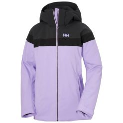 Damska kurtka narciarska Helly Hansen Motionista Lifaloft. Fioletowe kurtki narciarskie Helly Hansen, xl, bez wzorów, z dzianiny, bez kaptura, narciarskie, primaloft. Za 1,157.00 zł.