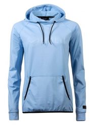 Halti Bluza "Dynamic" w kolorze błękitnym rozmiar: 36. Niebieskie bluzy Halti, bez wzorów, z materiału, bez ramiączek, z kapturem. Za 164.02 zł.