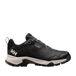 Damskie buty trekkingowe z niską cholewką Helly Hansen Canyon. Czarne trekkingi Helly Hansen, bez wzorów, przed kostkę, bez zapięcia. Za 562.00 zł.