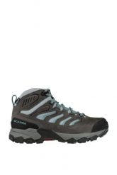 Buty turystyczne damskie Scarpa Moraine Mid GTX. Niebieskie buty trekkingowe Scarpa, z gore-texu, bez zapięcia. Za 848.99 zł.