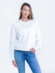 BIG STAR Bluza w kolorze białym rozmiar: XL. Białe bluzy BIG STAR, xl, bez wzorów, z bawełny, retro, bez ramiączek, bez kaptura. Za 114.99 zł.