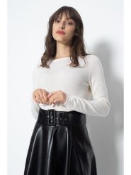 AUTHENTIC CASHMERE Kaszmirowy sweter "Criou" w kolorze białym rozmiar: S. Białe swetry AUTHENTIC CASHMERE, s, bez wzorów, z kaszmiru, bez ramiączek. Za 282.13 zł.