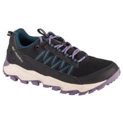 Buty Columbia Flow Fremont 2058831010 czarne. Czarne buty trekkingowe z gumy, bez zapięcia. Za 495.03 zł.