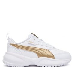 Baleriny Puma. Białe baleriny Puma, bez wzorów, bez obcasa, bez zapięcia. Za 299.99 zł.