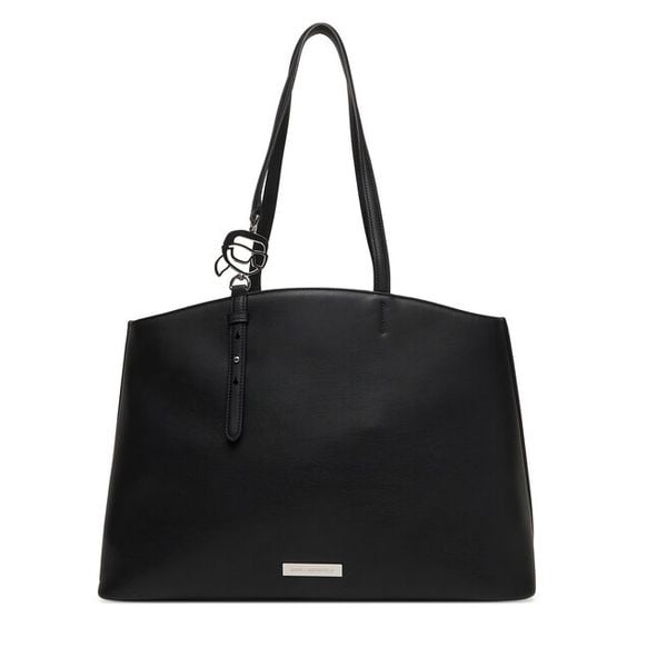 Torebka KARL LAGERFELD. Czarne torebki klasyczne KARL LAGERFELD, bez wzorów, klasyczne, bez dodatków. Za 635.99 zł.