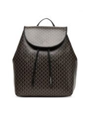 Calvin Klein Plecak Emblem Aop Flap Backpack LV04F3271G Czarny. Czarne plecaki Calvin Klein, bez wzorów, ze skóry, bez dodatków. Za 489.99 zł.