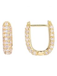 U.S. Polo Assn. Pozłacane kolczyki z kryształami rozmiar: onesize. Żółte kolczyki U.S. Polo Assn., z kryształem, pozłacane. Za 100.99 zł.