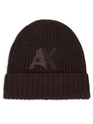 Armani Exchange Czapka XW003007 AF16604 U6032 Brązowy ciemny. Brązowe czapki zimowe Armani Exchange, bez wzorów. Za 299.99 zł.