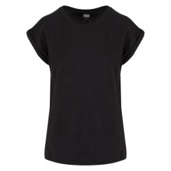 Koszulka damska Urban Classics extended shoulder (x2). Czarne t-shirty sportowe Urban Classics, bez wzorów, bez ramiączek. Za 149.50 zł.