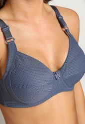 Granatowy Biustonosz Full Cup z Regulowanymi Ramiączkami Vikole. Niebieskie biustonosze Renee, bez wzorów. W wyprzedaży za 23.99 zł.