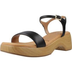 Sandały UNISA IRITA NTO Czarny. Czarne sandały Unisa, bez wzorów, ze skóry, sportowe, bez obcasa, bez zapięcia. Za 354.99 zł.
