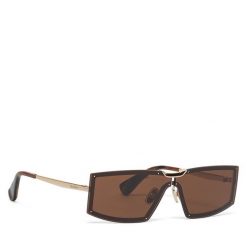 Okulary przeciwsłoneczne Max Mara. Brązowe okulary przeciwsłoneczne Max Mara, bez wzorów. Za 1,009.00 zł.