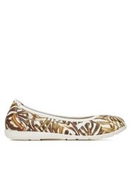 Caprice Baleriny 9-22150-42 Biały. Białe baleriny Caprice, bez wzorów, ze skóry, bez obcasa, bez zapięcia. Za 150.99 zł.