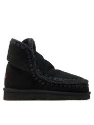 Mou Śniegowce Eskimo18 Czarny. Czarne śniegowce Mou, bez wzorów, ze skóry, bez zapięcia. Za 639.99 zł.