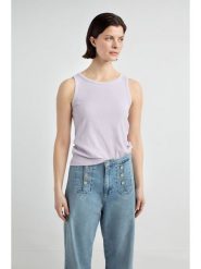 Josephine & Co Top "Doutzen" w kolorze lawendowym rozmiar: M. Różowe topy Josephine & Co, m, bez wzorów, prążkowane, bez kołnierzyka, bez ramiączek. Za 145.26 zł.