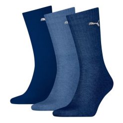 Puma Skarpety Sport Crew Lightweight 3-Pack 90794004. Niebieskie skarpetki Puma, bez wzorów. Za 48.99 zł.