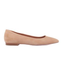 Marco Shoes Lekkie baleriny beżowy. Brązowe baleriny bez wzorów, bez obcasa, bez zapięcia. W wyprzedaży za 359.00 zł.