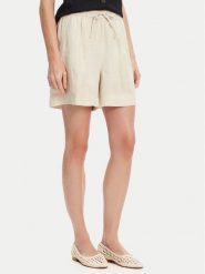 United Colors Of Benetton Bermudy 4AGHD901T Beżowy Regular Fit. Brązowe szorty United Colors Of Benetton, bez wzorów, ze lnu. Za 189.99 zł.