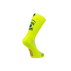 Skarpetki biegowe Sporcks Eye. Żółte skarpetki SPORCKS, bez wzorów, z nylonu. Za 92.85 zł.