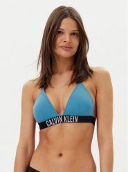Calvin Klein Swimwear Góra od bikini KW0KW02854 Niebieski. Niebieskie bikini Calvin Klein Swimwear, bez wzorów, z syntetyku. Za 189.99 zł.