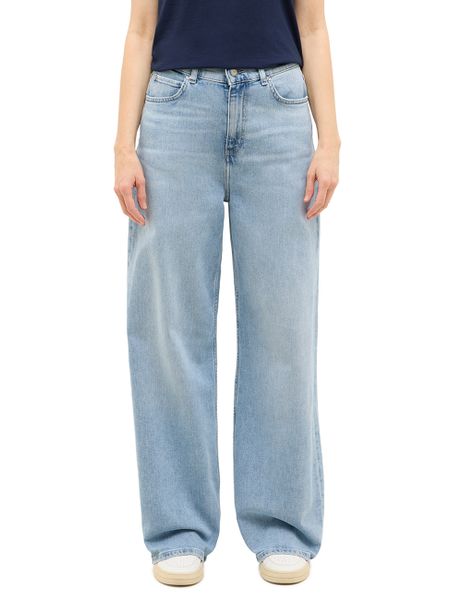 Damskie Spodnie jeansowe Mustang Style Luise Wide Denim Blue 1016553 5000 211. Niebieskie jeansy Mustang, l, bez wzorów, z denimu. Za 219.99 zł.