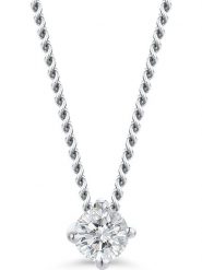 Diamant Exquis Złoty naszyjnik z diamentową zawieszką - dł. 45 cm rozmiar: onesize. Szare naszyjniki Diamant Exquis, z materiału, z diamentem, złote. Za 1,840.99 zł.