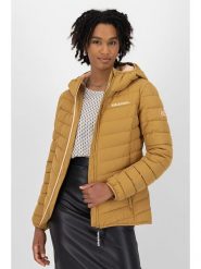Alife and kickin Kurtka zimowa "RabeaAK" w kolorze żółtym rozmiar: M. Żółte kurtki Alife and Kickin, na zimę, m, bez wzorów, z puchu, bez kaptura. Za 256.70 zł.
