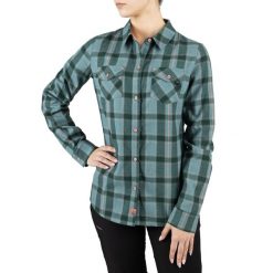 Koszula z długim rękawem damska Viking Bamboo Shamrock Lady. Niebieskie koszule Viking, s, bez wzorów, sportowe, bez kołnierzyka, bez ramiączek. Za 229.90 zł.