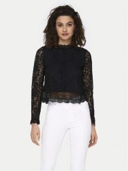 ONLY Bluzka New Karo 15276400 Czarny Regular Fit. Czarne bluzki ONLY, m, bez wzorów, z syntetyku, bez kołnierzyka, bez ramiączek. Za 199.99 zł.