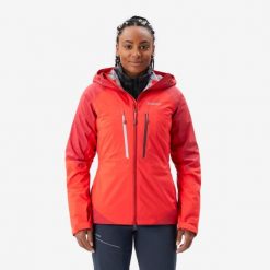 Kurtka alpinistyczna damska Alpinism Light. Czerwone kurtki SIMOND, l, bez wzorów, z materiału, sportowe, bez kaptura. Za 599.99 zł.